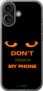 Силиконовый чехол Don't touch the phone для Apple iPhone 17 - 4261u-4031 изображение 