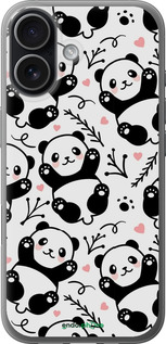 Силиконовый чехол Панды для Apple iPhone 17 - 4318u-4031 изображение 