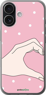 Силиконовый чехол Половинка сердца для Apple iPhone 17 - 4340u-4031 изображение 