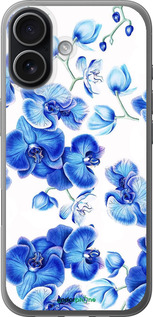 Силиконовый чехол Голубые орхидеи для Apple iPhone 17 - 4406u-4031 изображение 