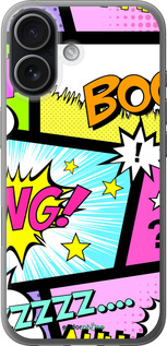 Силиконовый чехол Комикс 1 для Apple iPhone 17 - 4407u-4031 изображение 