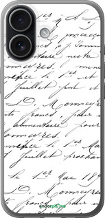 Силиконовый чехол Прописной шрифт для Apple iPhone 17 - 4475u-4031 изображение 