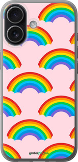 Силиконовый чехол Rainbows для Apple iPhone 17 - 4478u-4031 изображение 