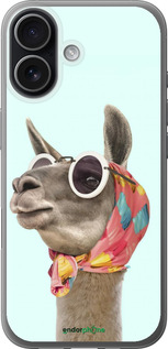 Силиконовый чехол Модная лама для Apple iPhone 17 - 4479u-4031 изображение 