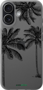 Силіконовий чехол Пальми1 для Apple iPhone 17 - 4634u-4031 изображение 