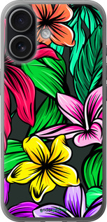 Силиконовый чехол Тропические цветы 1 для Apple iPhone 17 - 4753u-4031 изображение 