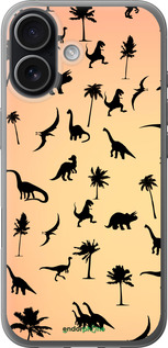 Силіконовий чехол Динозаврики 1 для Apple iPhone 17 - 4772u-4031 изображение 