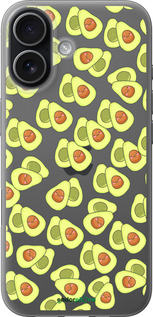 Силиконовый чехол Весёлые авокадо для Apple iPhone 17 - 4799u-4031 изображение 