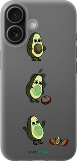 Силиконовый чехол Авокадо 1 для Apple iPhone 17 - 4857u-4031 изображение 