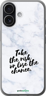 Силиконовый чехол Рискнуть или потерять шанс для Apple iPhone 17 - 4866u-4031 изображение 