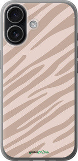 Силиконовый чехол Зебра беж для Apple iPhone 17 - 4875u-4031 изображение 