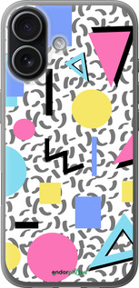 Силиконовый чехол Color shapes для Apple iPhone 17 - 4893u-4031 изображение 