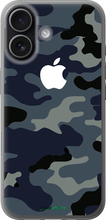 Силіконовий чехол Камуфляж 1 для Apple iPhone 17 - 4897u-4031 изображение 