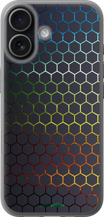 Силиконовый чехол Переливающиеся соты для Apple iPhone 17 - 498u-4031 изображение 