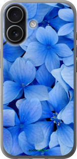 Силиконовый чехол Синие цветы для Apple iPhone 17 - 526u-4031 изображение 