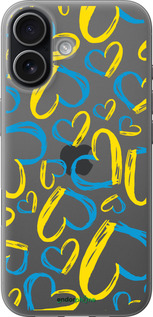 Силиконовый чехол Сердца UA для Apple iPhone 17 - 5292u-4031 изображение 