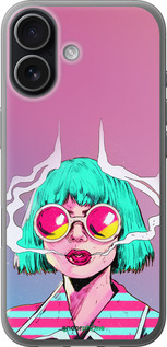 Силіконовий чехол Поп арт дівчина для Apple iPhone 17 - 5378u-4031 изображение 