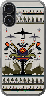 Силиконовый чехол Вышиванка UA для Apple iPhone 17 - 5446u-4031 изображение 