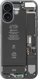 Силиконовый чехол Детали смартфона для Apple iPhone 17 - 5487u-4031 изображение 