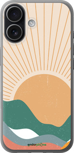 Силіконовий чехол Гори і сонце v2 для Apple iPhone 17 - 5488u-4031 изображение 