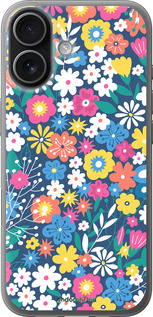 Силиконовый чехол Цветочный фон v4 для Apple iPhone 17 - 5494u-4031 изображение 