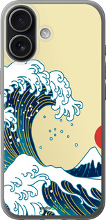 Силиконовый чехол Японские волны для Apple iPhone 17 - 5533u-4031 изображение 