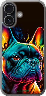 Силіконовий чехол Яскравий бульдог для Apple iPhone 17 - 5547u-4031 изображение 