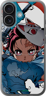 Силіконовий чехол Танджиро Камадо для Apple iPhone 17 - 5574u-4031 изображение 