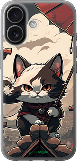 Силиконовый чехол Япония - кот на крыше для Apple iPhone 17 - 5582u-4031 изображение 