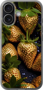 Силиконовый чехол Золотая клубника для Apple iPhone 17 - 5637u-4031 изображение 