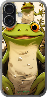 Силиконовый чехол Веселая жаба для Apple iPhone 17 - 5658u-4031 изображение 