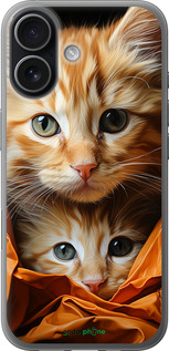 Силіконовий чехол Котики 2 для Apple iPhone 17 - 5664u-4031 изображение 