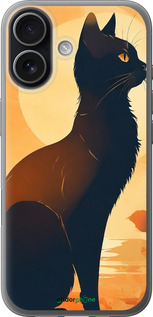 Силиконовый чехол Черная кошка v2 для Apple iPhone 17 - 5830u-4031 изображение 