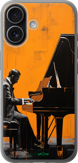 Силиконовый чехол Чехол для телефона Мужчина за Роялем для Apple iPhone 17 - 5938u-4031 изображение 