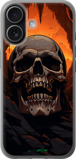 Силиконовый чехол Череп в пещере для Apple iPhone 17 - 5959u-4031 изображение 