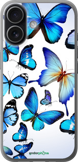 Силиконовый чехол Бабочки для Apple iPhone 17 - 6023u-4031 изображение 