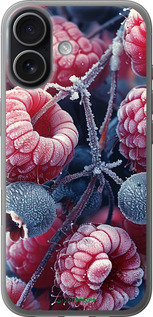 Силиконовый чехол Морозные ягоды для Apple iPhone 17 - 6033u-4031 изображение 