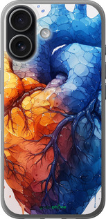 Силиконовый чехол Арт-сердце для Apple iPhone 17 - 6034u-4031 изображение 