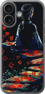 Силіконовий чехол Мрійлива дівчина для Apple iPhone 17 - 6042u-4031 изображение 