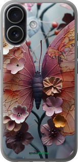 Силиконовый чехол Fairy Butterfly для Apple iPhone 17 - 6048u-4031 изображение 