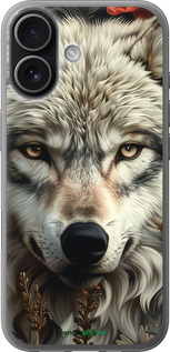Силиконовый чехол Волчий взгляд для Apple iPhone 17 - 6066u-4031 изображение 