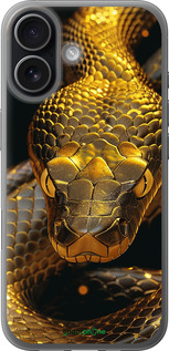 Силиконовый чехол Golden snake для Apple iPhone 17 - 6072u-4031 изображение 