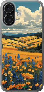 Силиконовый чехол Украинское поле для Apple iPhone 17 - 6082u-4031 изображение 