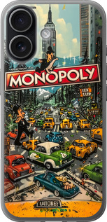 Силиконовый чехол Городской драйв Monopoly для Apple iPhone 17 - 6088u-4031 изображение 