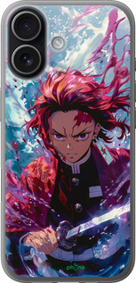 Силиконовый чехол Танджиро Камадо: Клинок рассекающий демонов для Apple iPhone 17 - 6111u-4031 изображение 