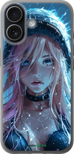 Силиконовый чехол Аниме-дива под дождем для Apple iPhone 17 - 6120u-4031 изображение 