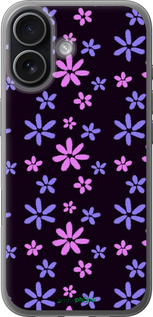 Силіконовий чехол з квітами для Apple iPhone 17 - 6258u-4031 изображение 