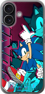 Силіконовий чехол Соник для Apple iPhone 17 - 6284u-4031 изображение 