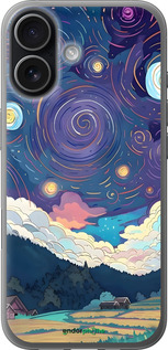 Силиконовый чехол Креативный арт для Apple iPhone 17 - 6322u-4031 изображение 