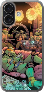 Силиконовый чехол Черепашки нинзя для Apple iPhone 17 - 6346u-4031 изображение 